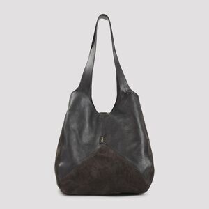 CHLOE Leather and Suede Hobo Bag Women BROWN Handbags